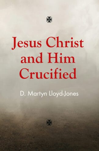 Bible-themed Christian book cover emphasizing Jesus Christ's crucifixion, featuring a cross icon with a simple background, promoting gospel salvation and Christian faith.