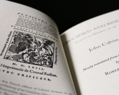 image of Crucified and Risen by John Calvin