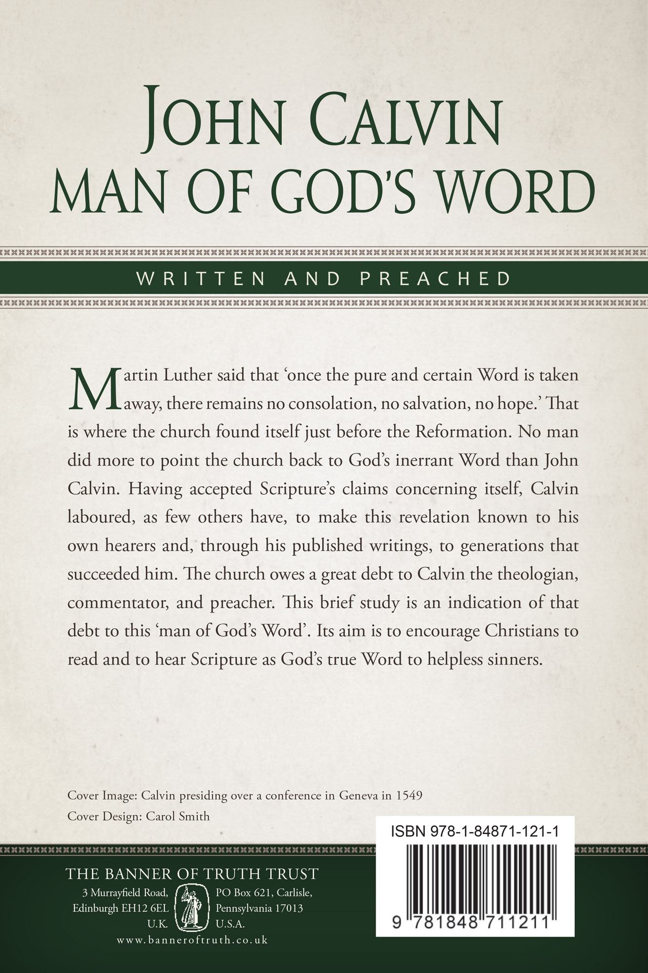 John Calvin, Man of God's Word by Peter Barnes John Calvin, Man of God's Word by Peter Barnes