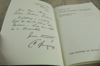 image of the book 'The Letters of Charles Haddon Spurgeon'