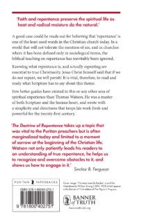 The Doctrine of Repentance by Thomas Watson