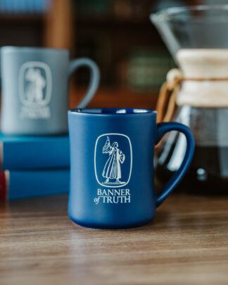 Banner of Truth Mug - Blue (Right-Handed)